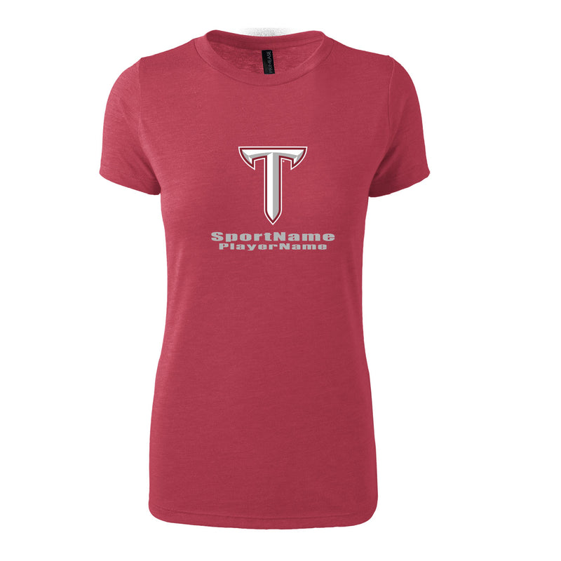 Women's Triblend T-Shirt - Red Heather
